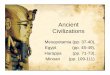 1 Ancient Civilizations (3000-2000) Civilizations... Civilizations Bronze Age India Earliest Arrivals