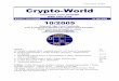Crypto-World 10/2005 Crypto-Worldcrypto-world.info/casop7/crypto10_05.pdf · 2005-11-15 · Crypto-World 10/2005 2 A. Sout ěž v lušt ění 2005 - p řehled úkol ů I. a II. kola!
