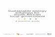 Sustainable energy solutions for South African local ... pv(2).pdfReport citation. SEA. 2017. Sustainable energy solutions for South African local . government: a practical guide 
