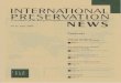 International Preservation News: June 1994International Preservation News is a publication of the International Federation of Library Associations and Institutions (IFLA) Core Programme