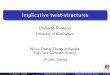 Umberto Rivieccio - Peoplepeople.maths.ox.ac.uk/hap/RivieccioSlides.pdf · 2012-06-18 · Implicative twist-structures Umberto Rivieccio University of Birmingham W1 on Duality Theory
