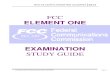 FCC Element One Study Guide - Maritime Coursesmamatrains.com/wp-content/uploads/2017/05/FCC-Element-One-Booklet.pdfFCC ELEMENT ONE SUBJECT MATERAL; 47CFR Part 80 1) Equipment Requirements
