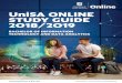 UniSA ONLINE STUDY GUIDE 2018/2019...control and ultimate flexibility over your study. Access online student support seven days a week, plan your study to fit around your life, view