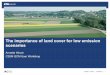 The importance of land cover for low emission scenarios · 2017-06-28 · Benoit P. Guillod, Annette L. Hirsch, Jonathan Doelman, Lena Boysen, Viktor Brovkin, Detlef Van Vuuren, Sonia