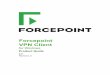 Forcepoint VPN Client · 2019-03-20 · Forcepoint VPN Client 6.6 for Windows | Product Guide A custom installation uses a third-party program to make a custom installation package