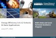 Energy Efficiency in K-12 Schools & State Applications · Energy Efficiency in K-12 Schools & State Applications. June 27. th, 2013 . DOE’s State and Local ... Best in class. The