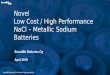 Novel Low Cost / High Performance NaCl – Metallic …...Novel Low Cost / High Performance NaCl – Metallic Sodium Batteries BroadBit Batteries Oy April 2018 BroadBit Batteries Confidential