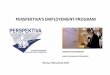 PERSPEKTIVA’S EMPLOYEMENT PROGRAM · 2017-03-22 · perspektiva is a russian disability non-governmental organization (ngo), founded in march of 1997. _____