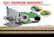 BELT GRINDING MACHINES - Hammond Rotohammondroto.com/brochures/Belt-Grinding-Machines-Flyer...BELT GRINDING MACHINES ABRASIVE BELT & BRUSH FINISHING EQUIPMENT Front View UBG-132 Belt