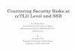 Countering Security Risks at ccTLD Level and SSR...Countering Security Risks at ccTLD Level and SSR Jay Rajasekera International University of Japan Minamiuonuma City, JAPAN 949-7277