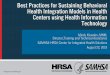 Best Practices for Sustaining Behavioral Health ......Health Services (CMHS), the Substance Abuse and Mental Health Services Administration (SAMHSA), the Health Resources and Services