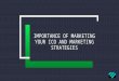 Importance of Marketing your ICO and Marketing strategies
