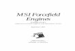 MSI Forcefield Engines - Rutgers Universitybenedick.rutgers.edu/software-manuals/discovermanual.pdf · 2001-06-15 · MSI Forcefield Engines CDiscover CDiscover in Cerius2, Insight