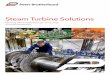 Steam Turbine Solutions - Peter Brotherhood Ltd · 2019-09-23 · Steam Turbine Solutions | 03 Peter Brotherhood are specialists in the design, manufacture, installation and servicing