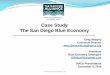 Case Study The San Diego Blue Economy - naco.org Blue Economy Presentation...The Ocean Economy in the U.S. • NOAA estimates the San Diego Blue Economy to be $1.8 billion (net of