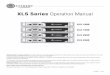 XLS Series Operation Manual… · XLS Series Power Amplifiers page 4 Operation Manual Stereo Bypass Mode This is the default mode the amplifier is set to from the factory. The amplifier