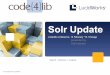 Solr Update - code4libSolr is continually improving. Solr 4 was recently released, bringing dramatic changes in the underlying Lucene library and Solr-level features. It's tough for