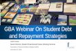 GBA Webinar On Student Debt and Repayment Strategies · LCME Standard 12: Medical Student Health Services, Personal Counseling, and Financial Aid Services that states, “A medical