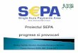 Proiectul SEPA progrese si provocari · Planul de implementare si migrare la SEPA V3 – publicat pe site-urile ARB, MFP, ECB Pagina web dedicata - Actiuni de comunicare –seminarii,