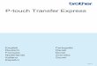 P-touch Transfer Express - Brother Industries · Transferring label templates with P-touch Transfer Express 4 Transferring the label template to P-touch Transfer Manager 1 a Create