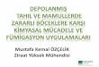 Mustafa Kemal ÖZÇELİK–ZÇELİK.pdf · •Yüzeylerde belirli bir süre (15 – 30 gün) koruyuculuklarını sürdürmektedirler. •Deltamethryne EC etkili maddeli ilaçlar boş