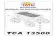 TCA 13500 · Marchesan Implementos e Máquinas Agrícolas TATU S.A. TCA 13500 1 Introducción El transbordo de tiro para cereales y abono modelo TCA 13500 fue desarrollado para el