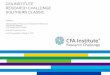 CFA INSTITUTE RESEARCH CHALLENGE SOUTHERN CLASSIC · CFA INSTITUTE RESEARCH CHALLENGE SOUTHERN CLASSIC Hosted by: Atlanta Society of Finance and Investment Professionals. CFA Society