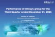 Performance of Infosys group for the Third Quarter ended December … · 2019-05-21 · Performance of Infosys group for the Third Quarter ended December 31, 2006 Nandan M. Nilekani
