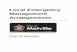Local Emergency Management Arrangements · 2012-03-29 · 2 City of Melville Emergency Management Arrangements These arrangements have been produced and issued under the authority