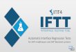 Automatic Interface Regression Tests · Interface testing tool (int4 IFTT) is an int4 software product for automatic SAP interface testing It is provided as ABAP add-on installed