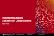 Incremental Lifecycle Assurance of Critical Systems · Same Requirements Mapped to an Architecture Model NIST Study. 6 Incremental Lifecycle Assurance of Critical Systems Oct 2016