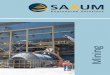 Mining - SAXUMsaxuming.net/wp-content/uploads/2014/05/SAXUM-Mining... SAXUM is a multidisciplinary engineering company with extensive experience in assistance services to the Mining