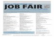 JOB FAIR EXPO ‘13 JOB/INTERNSHIP FAIR · 2017-12-22 · questions about salary and benefits. • Be prepared to be asked to apply online for positions. This is a common practice
