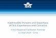 Inadmissible Persons and Deportees: IATA’s Experiences and ... 1100-1200 IATA... · IATA/CONTROL AUTHORITIES WORKING GROUP Guidelines for the Removal of Deportees Version 3.0 -