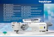 T.J.^O H1H4 0617T-8421C Twin needle direct drive lock stitcher With new Brother-developed motor and control box, high-valued twin needle lock stitcher by its direct drive method and