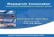 Research Innovato rresearch-chronicler.com/ResInv/pdf/v2i2/2212.pdf · The Bluest Eye, Sula and Arundhati 5R\¶V7KH*RGRI6PDOO7KLQJV 109 14 Prof. R.Y. Shinde & Dr. Archana Durgesh