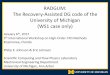 RADGUM: The+Recovery1Assisted+DGcode+ofthe University ... · RADGUM: The+Recovery1Assisted+DGcode+ofthe University+ofMichigan (WS1+case+only) January+6th,2017 5thInternational+Workshop+on+High1OrderCFD+Methods