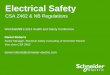 Electrical SafetyWorkSafeNB’s 2014 Health and Safety Conference Daniel Roberts Senior Manager, Electrical Safety Consulting at Schneider Electric Vice-chair CSA Z462 daniel.roberts@schneider-electric.com