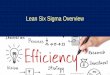 Lean Six Sigma Overview · Six Sigma Project Identification • Usually, Six Sigma projects are undertaken at the process level. However, all such projects should tie to the strategic