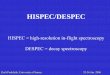 HISPEC/DESPEC - Technology•The effective manpower situation of HISPEC/DESPEC has to be clarified. STI to HISPEC/DESPEC spokespersons By late autumn 2005 an updated Technical Design