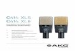 C414 XLS - AKG · C414 XLS / C414 XLII MANUAL 5 BeScHreIBuNg 2.4 C414 XLS Die Konstruktion dieses Großmembran‑Kondensatormikrofons stützt sich auf die Erfahrungen, die mit den