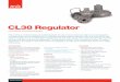 CL38 Regulator - Itron...CL38 Regulator Commercial & Industrial Regulator The CL38 is a constant pressure loaded regulator for use where a closer pounds to pounds regulation