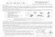 ACADIA - Air Techniques · CAUTION: DO NOT use Chlorine Bleach or solutions of sodium Hypochlorite to clean or disinfect the vacuum system or Disposable Solid Collection Filter. Sodium