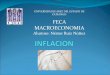 FECA MACROECONOMIA · 2019-11-17 · La inflación es el aumento generalizado y sostenido de los precios de bienes y servicios en un país. El índice de medición de la inflación
