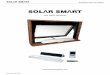 with RAIN SENSOR - CrystaLite, Inc.crystaliteinc.com/_files/solarsmart/MANUAL_solar_smart.pdfwith RAIN SENSOR Installation and User Manual 1 Revision 7.8.2016 TABLE OF CONTENTS 1 Features