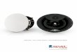 Revel in-ceiling loudspeakeRs undergone exclusive HARMAN double-blind listening tests, proving their