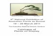 Catalogue of Plants on Display - Canberra Bonsai Society 2011 Catalogue - final post show version.pdf · downstream and deadwood is created by regular floods. No. 3 Leptospermum laevigatum
