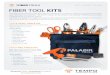FIBERTOOLS FAST | ACCURATE | RELIABLE FIBER TOOL KITS Tool Kit Datasheet.pdf · • •Kearvl C uetrt • •3-in-1 Fiber Optic Stripper • •Unievtretsalr i S l • 6-in-1 Multi