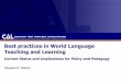 Best practices in World Language Teaching and … practices in...Overview Introduction •Discuss best practices in world language teaching and learning •Describe tests being used