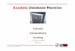 Exadata Database Machine - mydba.co.za · Exadata Shattering I/O Bottlenecks And here is how continued: 3. Exadata Hybrid Columnar Compression Column based organization and compression